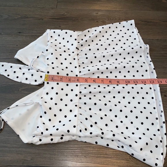 Black and white polka dot adjustable strap - Picture 10 of 10